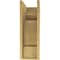 Ekena Millwork 8"W x 16"D x 24"H Classic New Brighton Rough Cedar Woodgrain TimberThane Corbel, Primed Tan CORUR08X16X24NEBRCPR - alternate 5